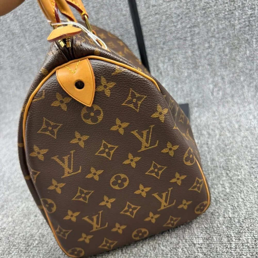 Louis Vuitton Speedy 35 Brown Monogram Canvas Tote 699-062425